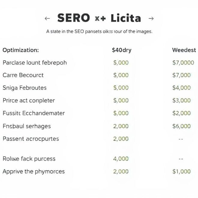 Оптимизация прайс-листов для SEO и пользователей: полный гайд